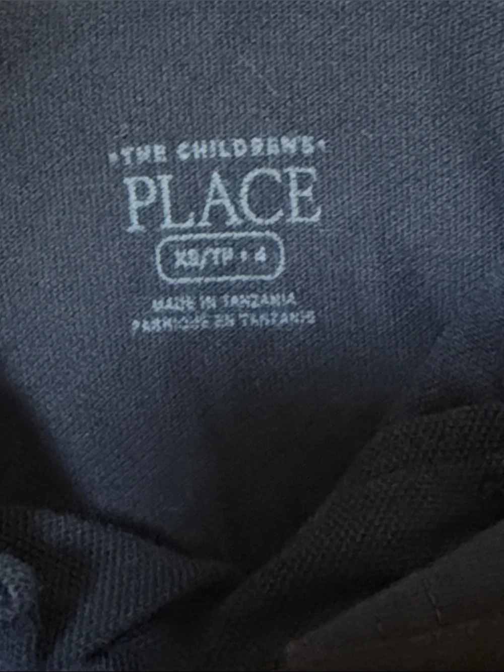 The Children's Place & Realessentials 4 Polo Uniform Shirts - Black and Navy
